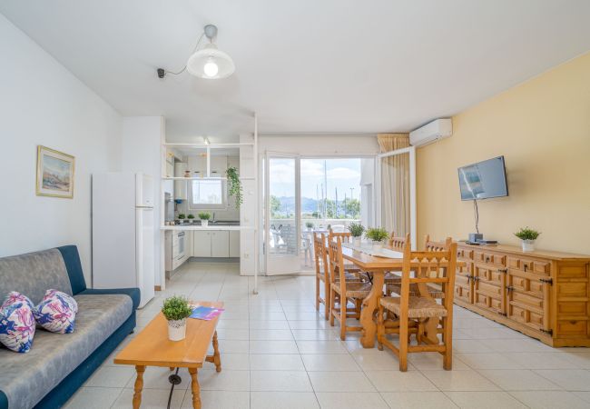 Apartamento en Empuriabrava - 0131-PORT MOXO Apartamento con terraza y vistas al canal  Apartamento en Empuriabrava - 0131-PORT MOXO Apartamento con terraza y vistas al canal