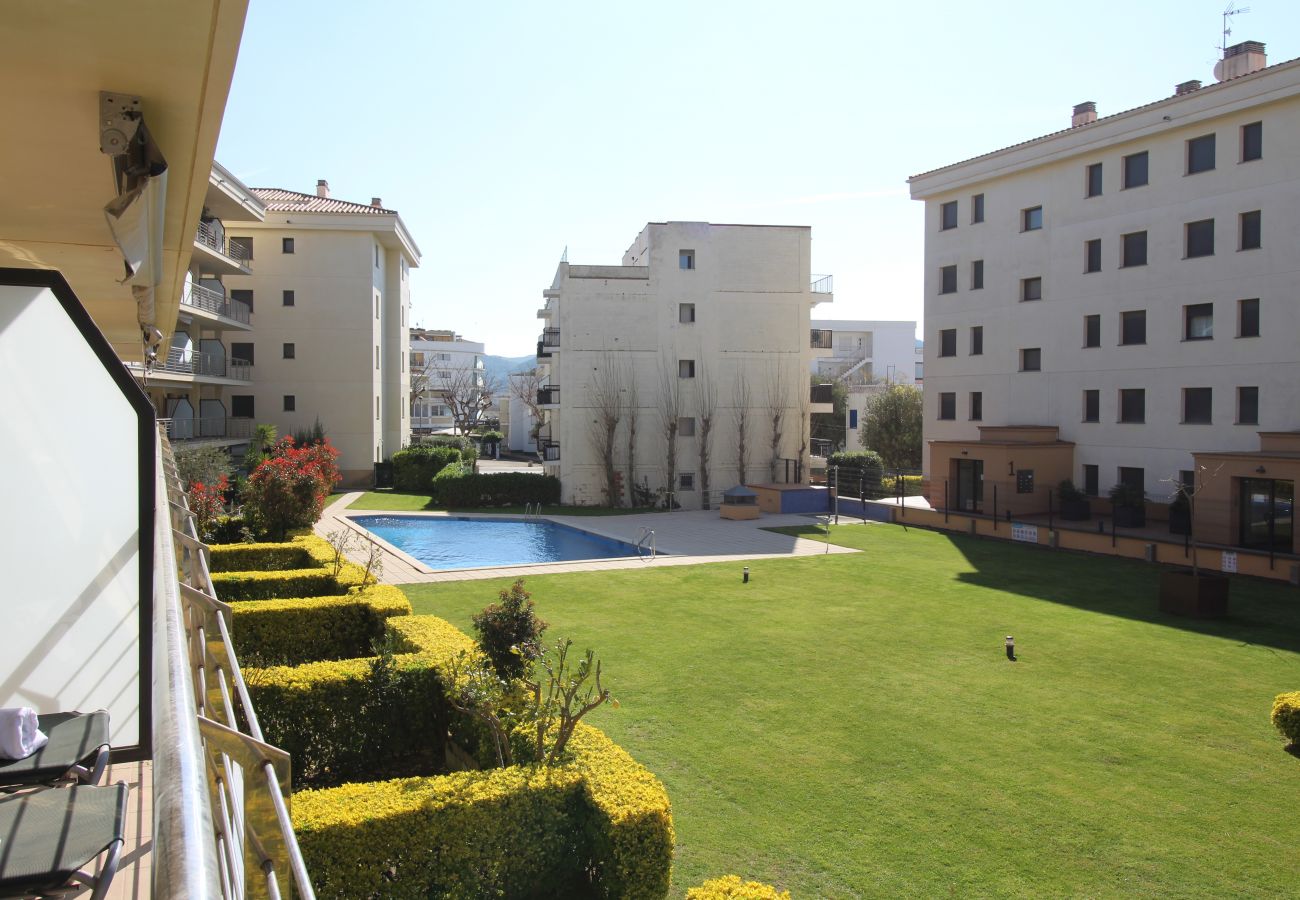 Apartamento en Rosas / Roses - 8010-MIL.LENI Apartamento con piscina comunitaria y parking