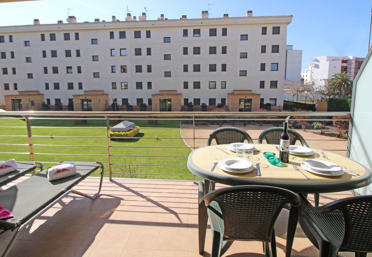 Apartamento en Rosas / Roses - 8010-MIL.LENI Apartamento con piscina comunitaria y parking