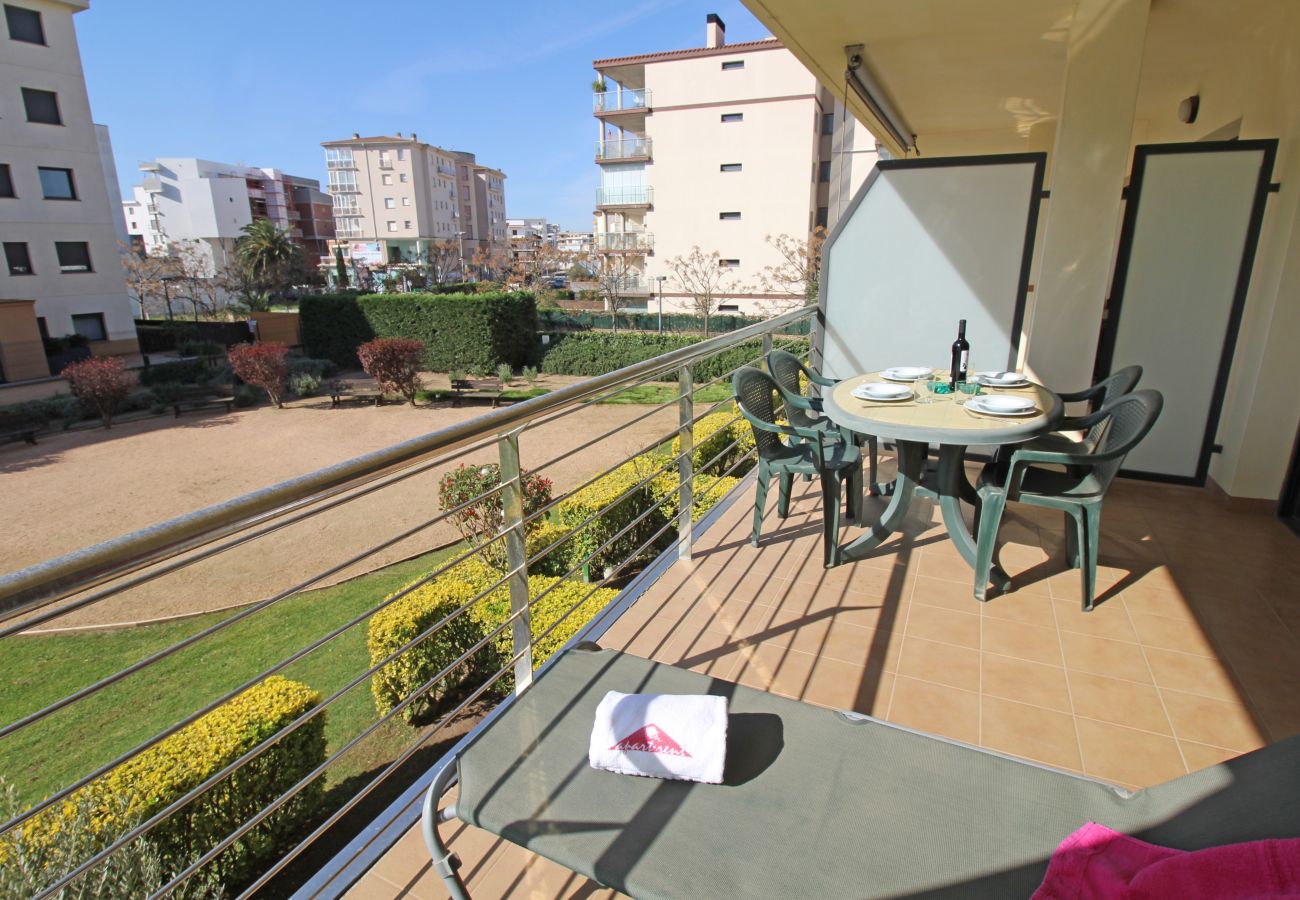 Apartamento en Rosas / Roses - 8010-MIL.LENI Apartamento con piscina comunitaria y parking