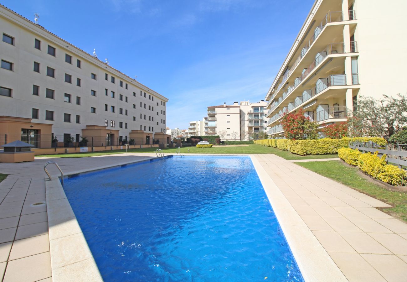 Apartamento en Rosas / Roses - 8010-MIL.LENI Apartamento con piscina comunitaria y parking