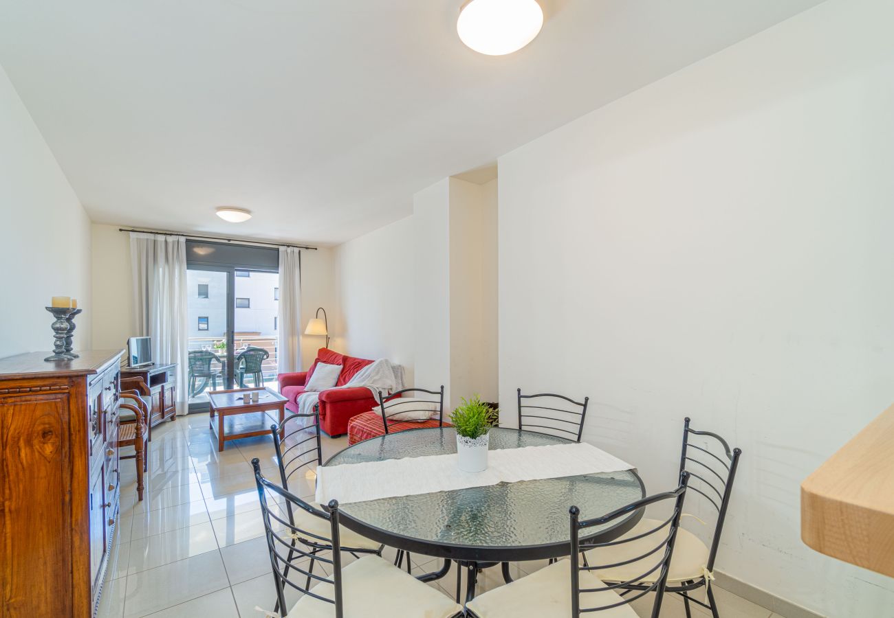 Apartamento en Rosas / Roses - 8010-MIL.LENI Apartamento con piscina comunitaria y parking