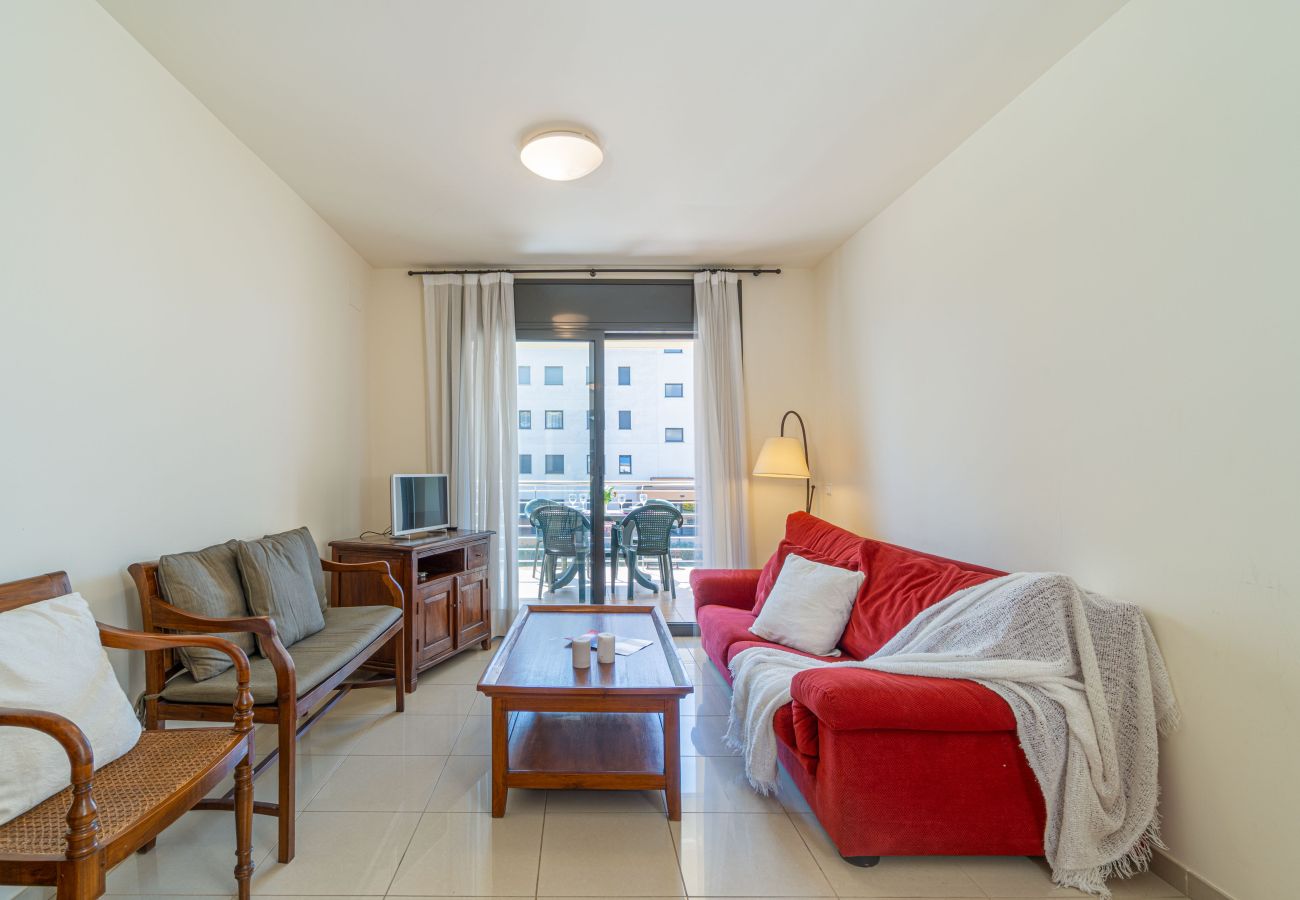 Apartamento en Rosas / Roses - 8010-MIL.LENI Apartamento con piscina comunitaria y parking