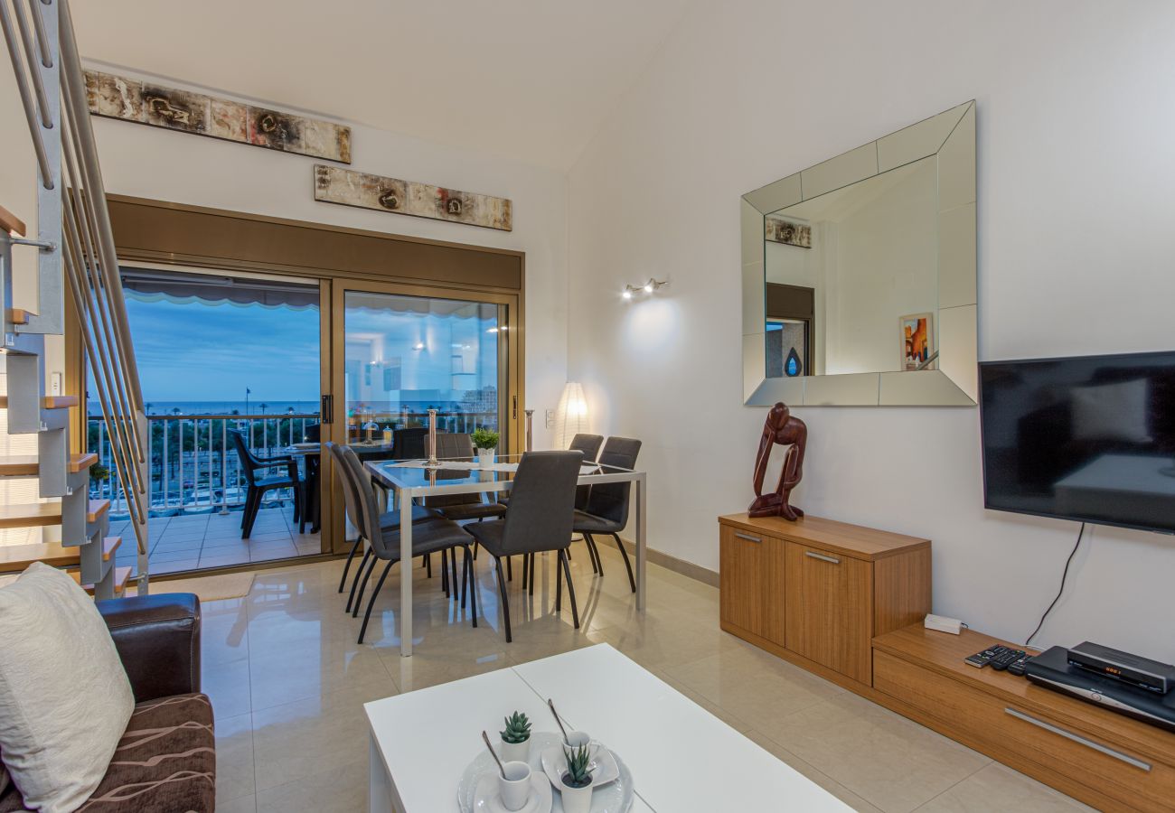 Apartamento en Empuriabrava - 0160-PORT GREC Apartamento con WIFI, Smart TV, vista al canal y al mar