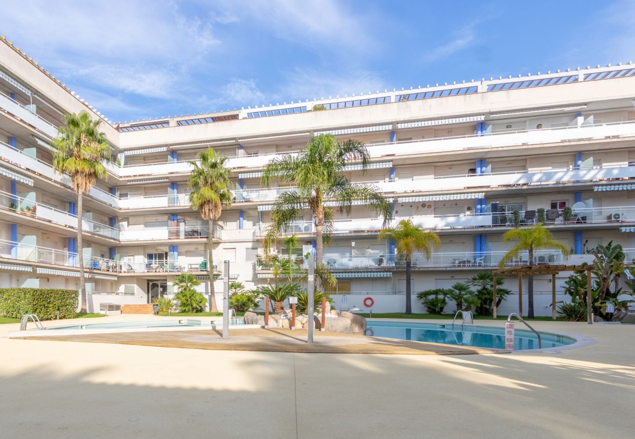 Apartamento en Rosas / Roses - 2005-PORT CANIGO Apartamento con piscina comunitaria y vista al canal 