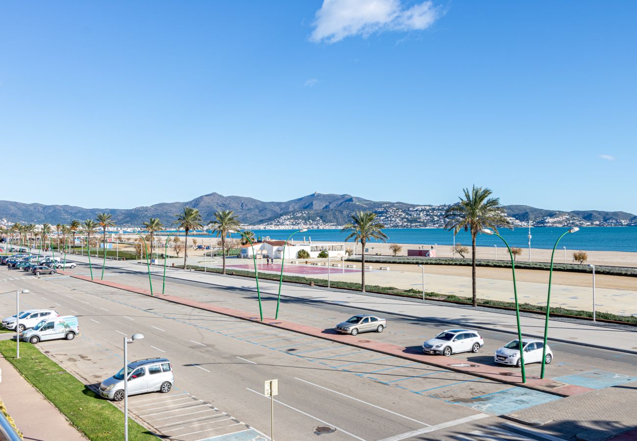 Ferienwohnung in Empuriabrava - 0090-MIRABLAU Appartement mit Meerblick 