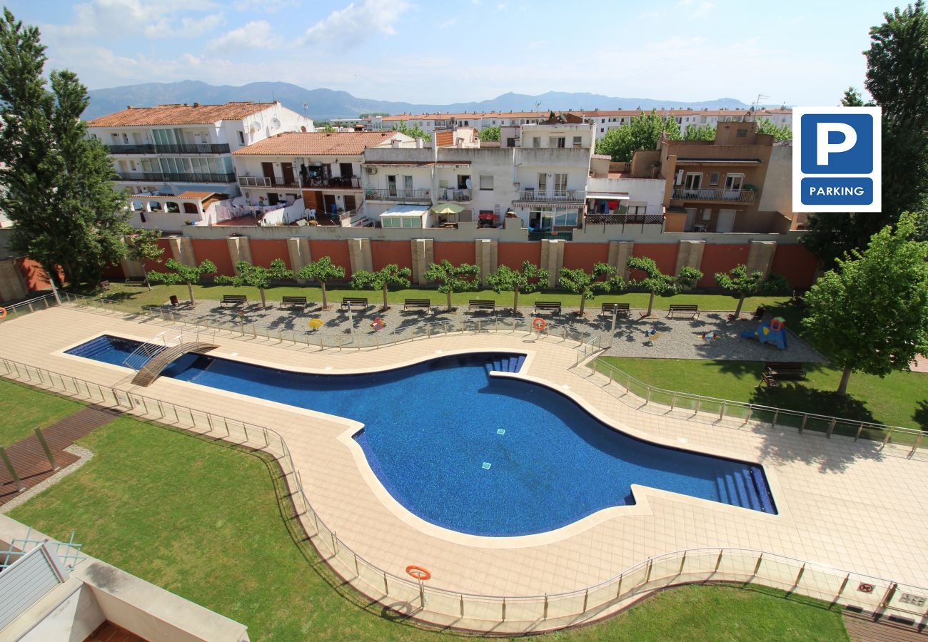 Ferienwohnung in Empuriabrava - 0149-PUIG ROM Appartment mit Gemeinschaftspool und Parkplatz