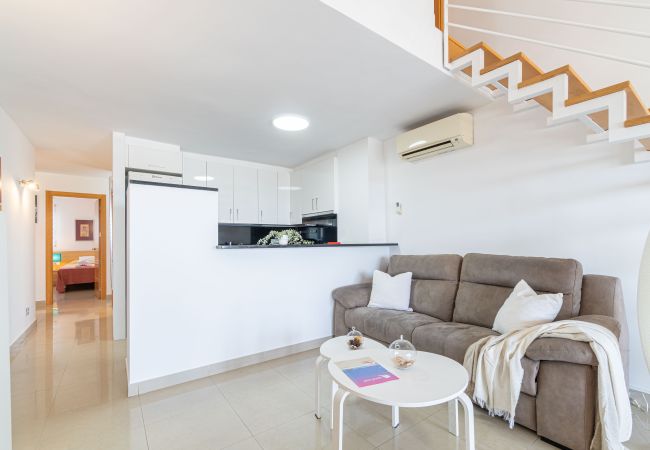 Ferienwohnung in Empuriabrava - 0160-PORT GREC Appartement mit WLAN,  Smart TV, Kanal und Meerblick Ferienwohnung in Empuriabrava - 0160-PORT GREC Appartement mit WLAN,  Smart TV, Kanal und Meerblick