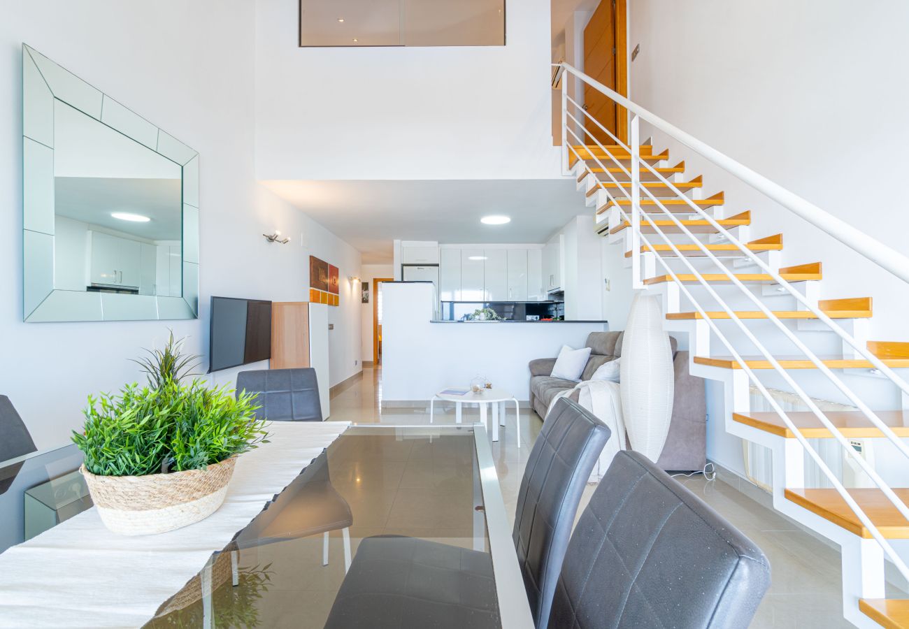 Ferienwohnung in Empuriabrava - 0160-PORT GREC Appartement mit WLAN,  Smart TV, Kanal und Meerblick