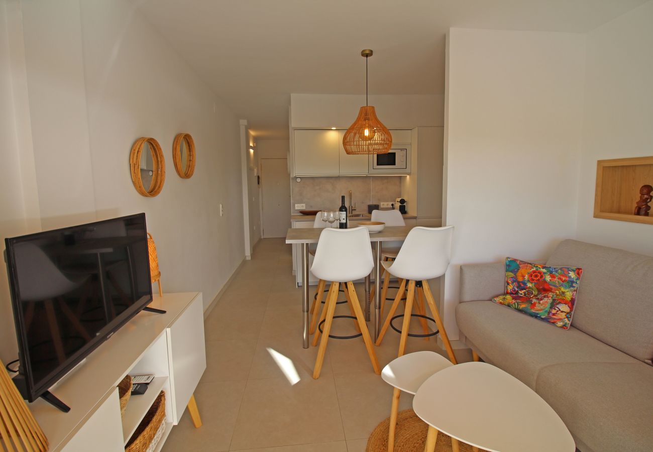 Ferienwohnung in Empuriabrava - 0116-MUGA PARK Appartement mit Blick am Fluss und Meer