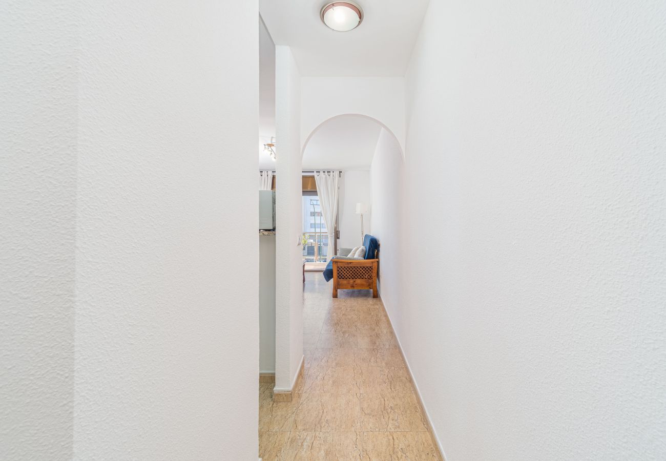 Ferienwohnung in Empuriabrava - 0089-MIRABLAU Ferienwohnung mit seitlichem Blick auf den Strand