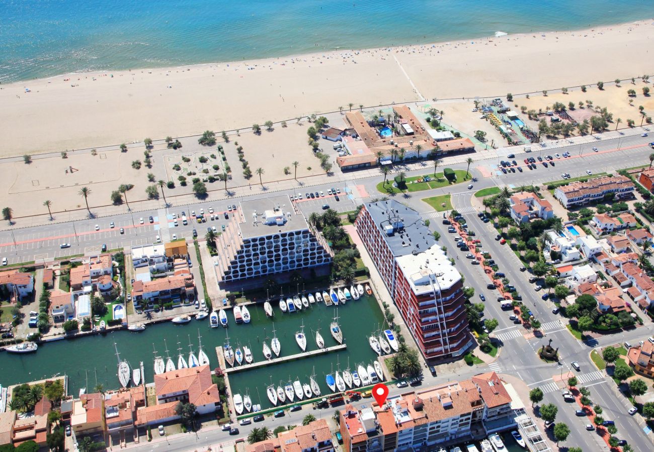 Appartement à Empuriabrava - 0155-PORT SALINS Apaprtement avec vue sur canal